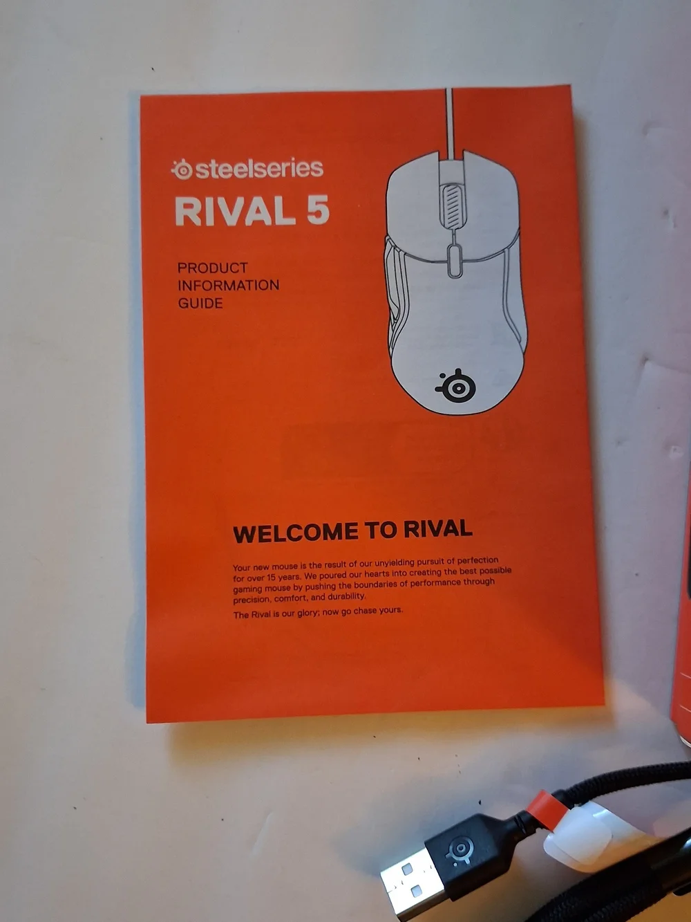 Rival 5 Black Gaming Mouse - RGB Precision